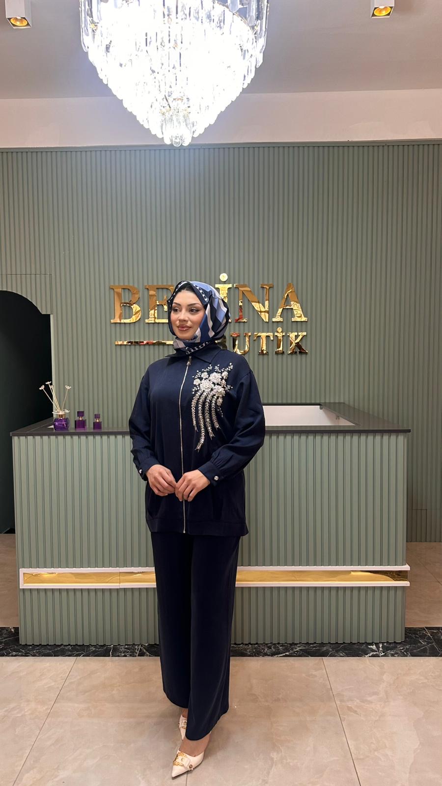 GÜMÜŞ APLİK İKİLİ TAKIM- LİSA EXCLUSİVE