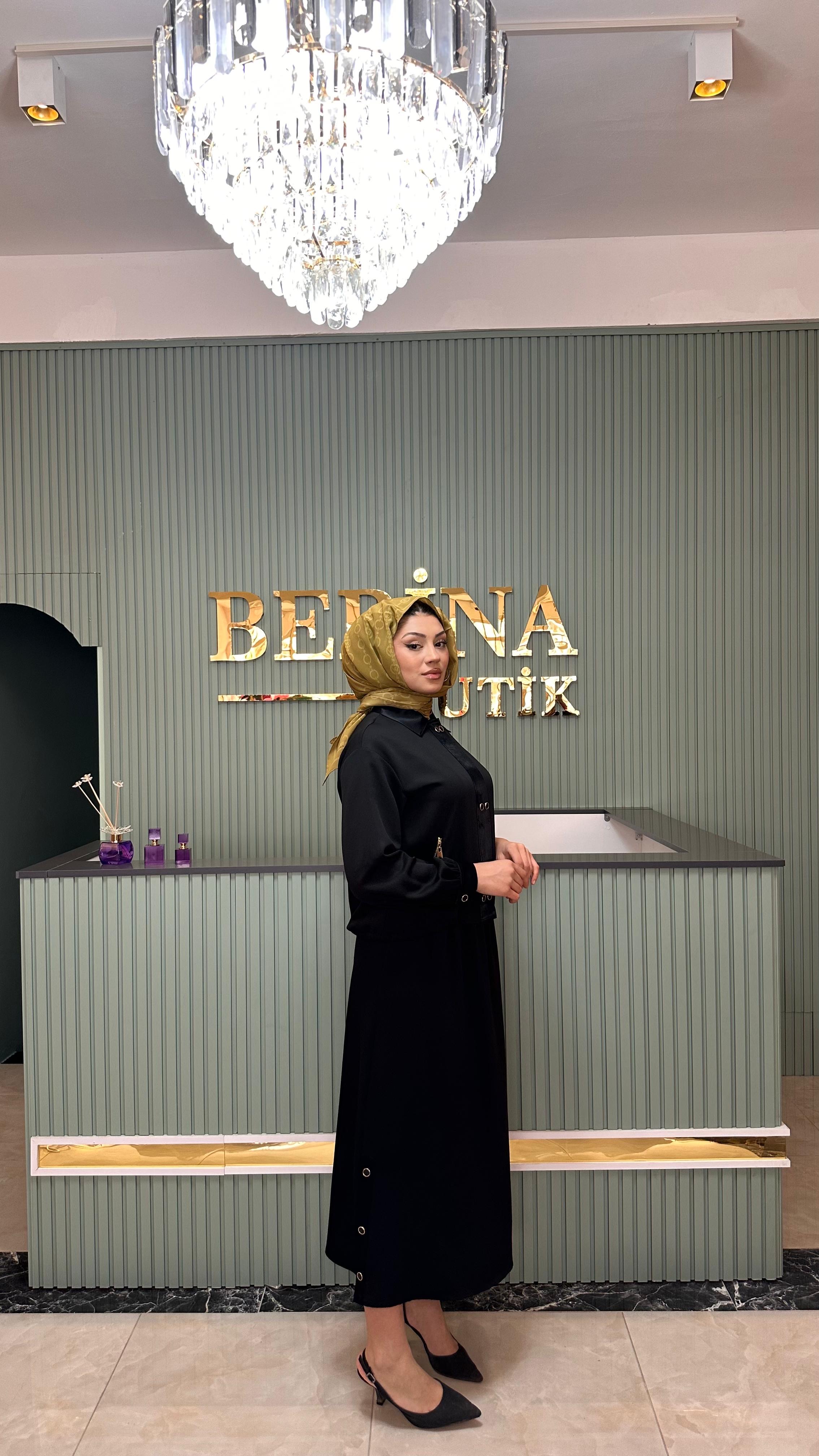 ETEKLİ ÇIT TAKIM SİYAH- LİSA EXCLUSİVE