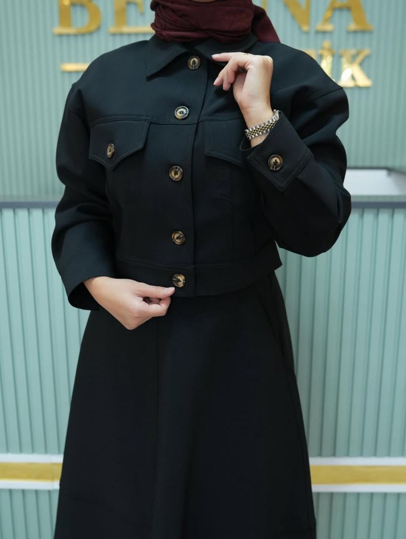 Paris Detaylı Etekli Takım-Terzi Dükkanı