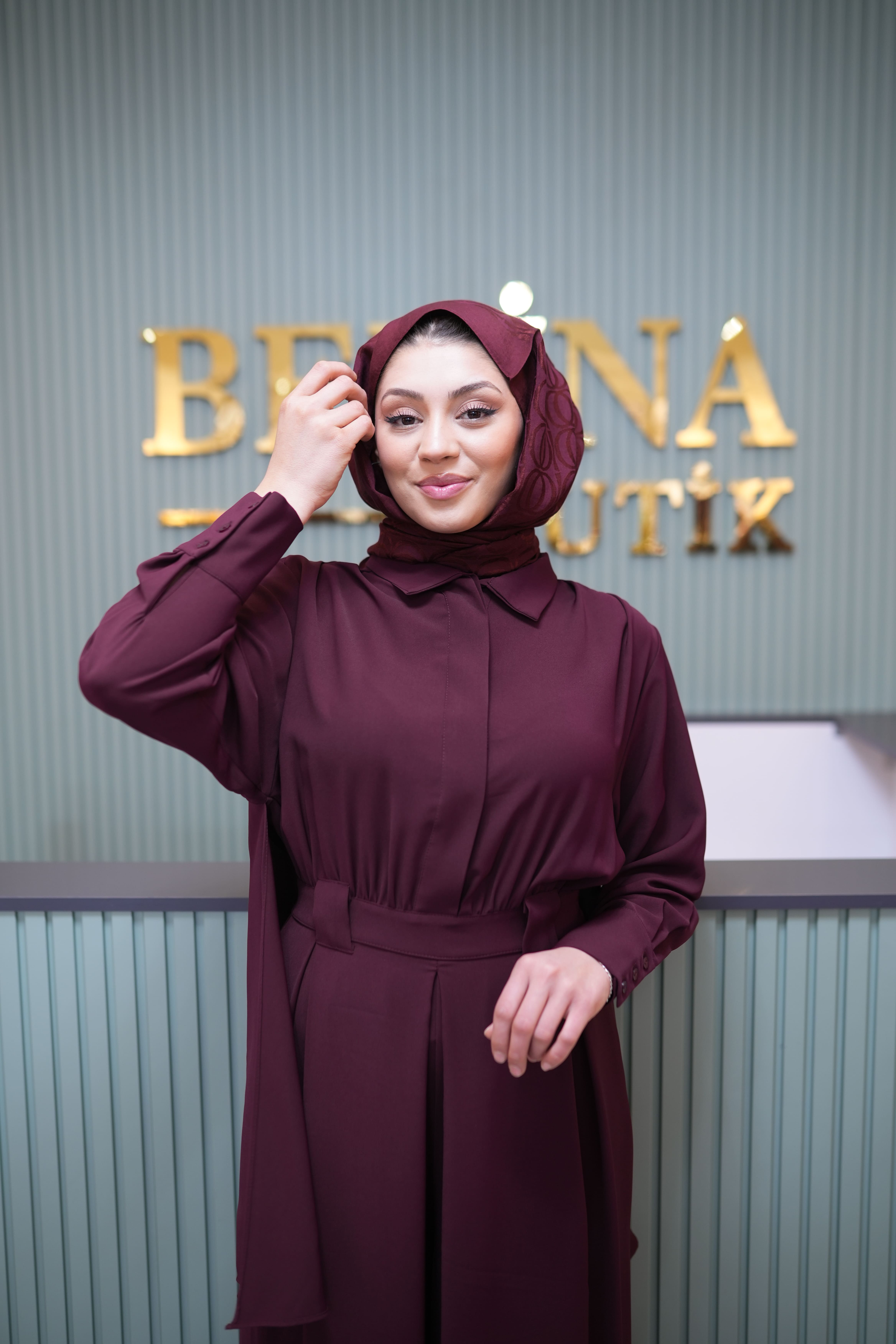 MONİCA KREP TULUM BORDO