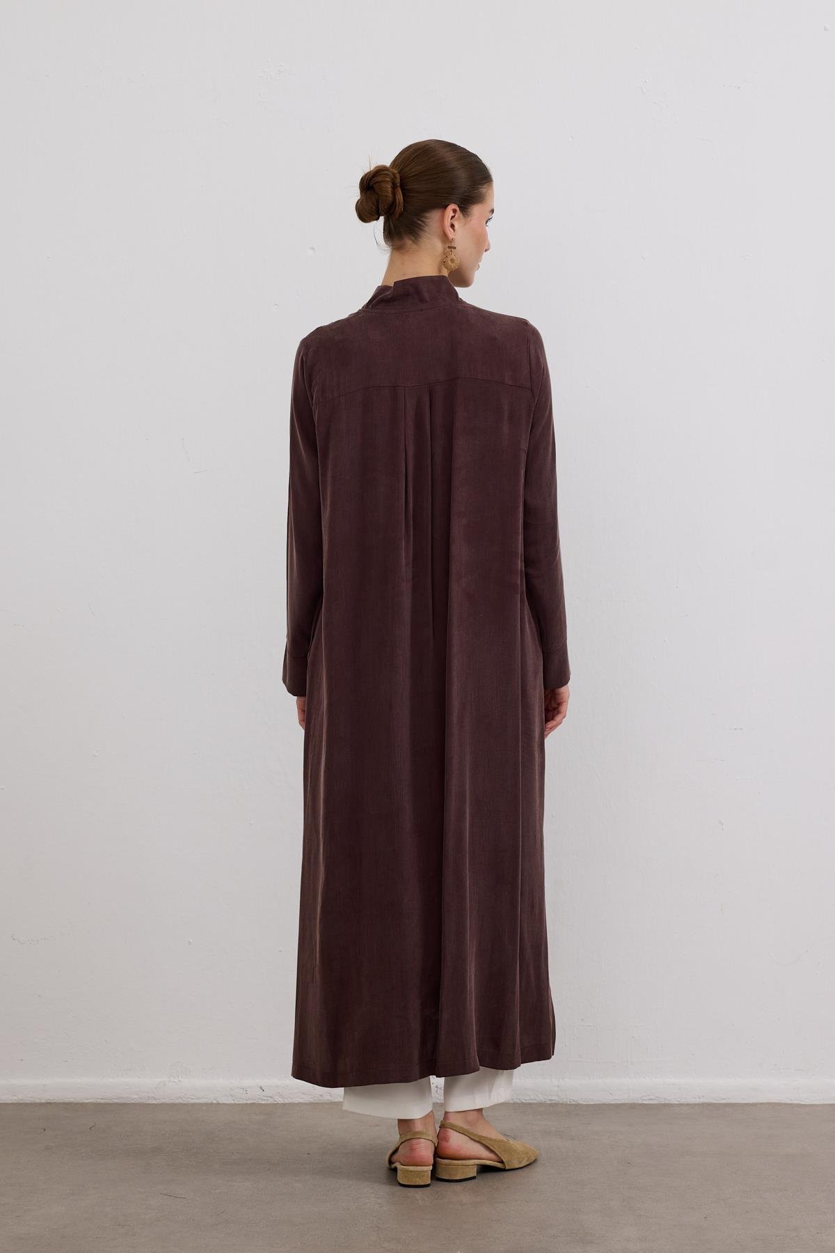 Capri Asimetrik Cepli Uzun Tunik-Hilay