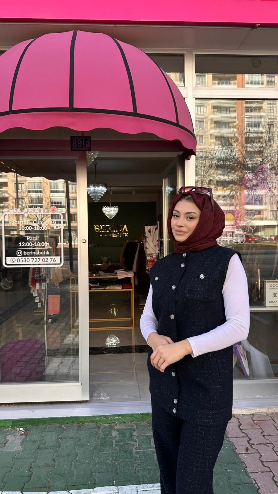 Tüvit Yelekli Takım-Lisa