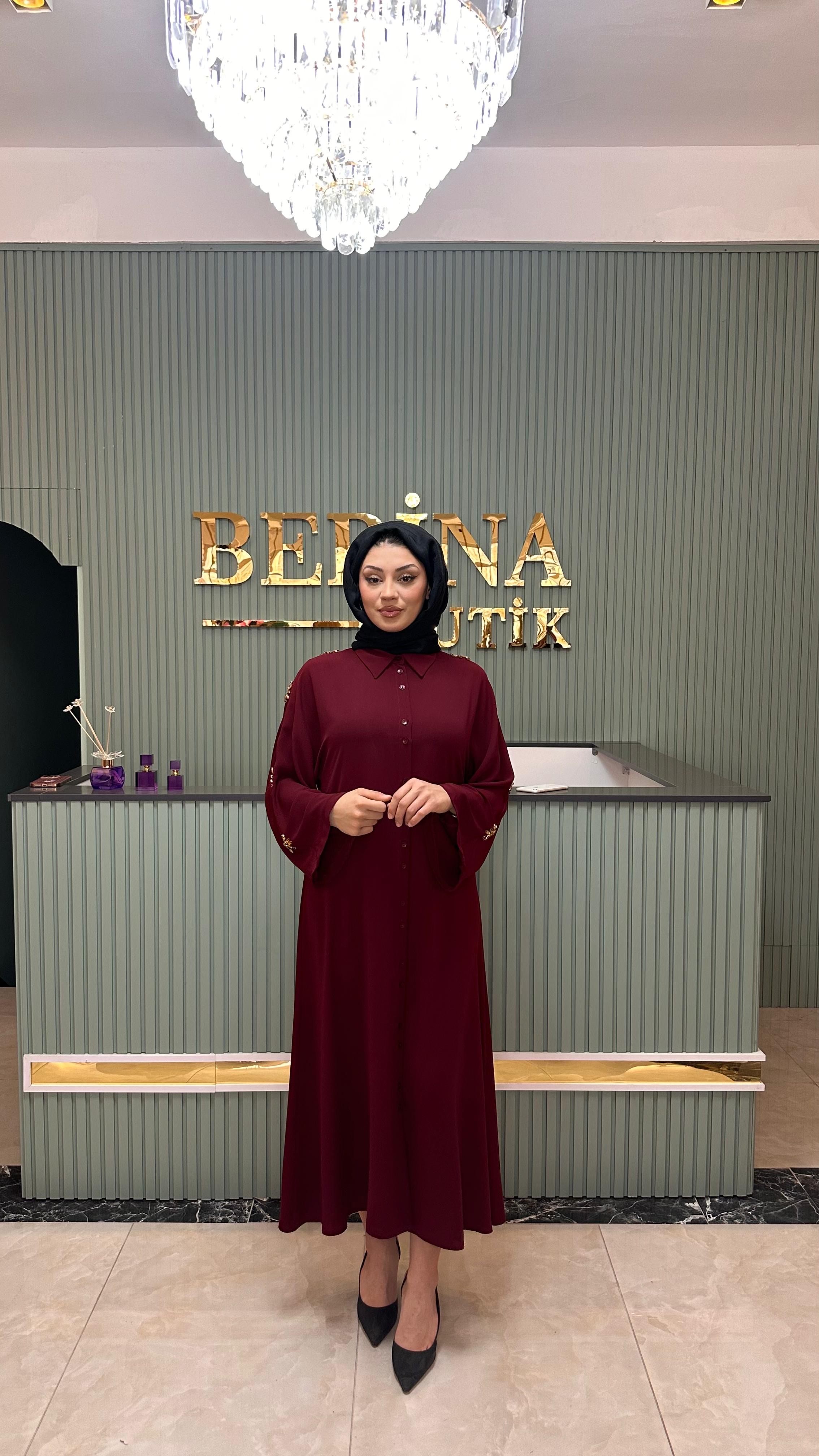 TAŞ ELBİSE BORDO- WENNORA