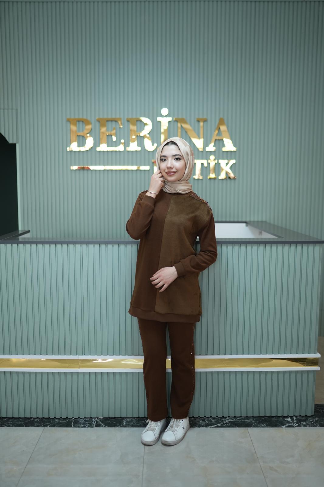 Taşlı Triko Takım-Pureva